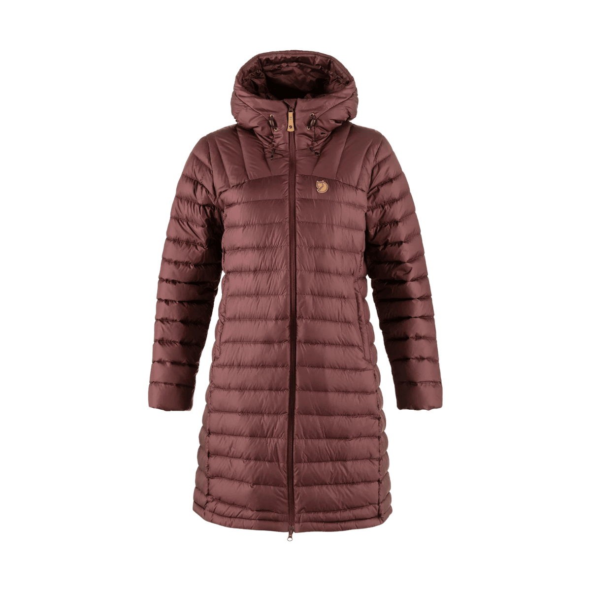 FJALLRAVEN WOMEN'S SNOW FLAKE PARKA - PORT - FRONT