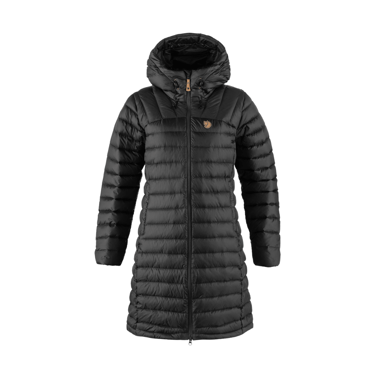 FJALLRAVEN WOMEN'S SNOW FLAKE PARKA - BLACK - FRONT