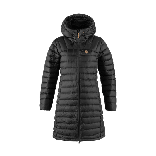 FJALLRAVEN WOMEN'S SNOW FLAKE PARKA - BLACK - FRONT
