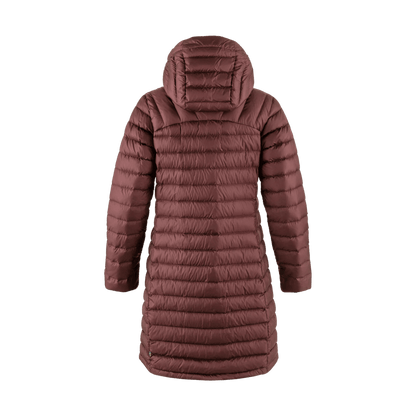 FJALLRAVEN WOMEN'S SNOW FLAKE PARKA - PORT - BACK