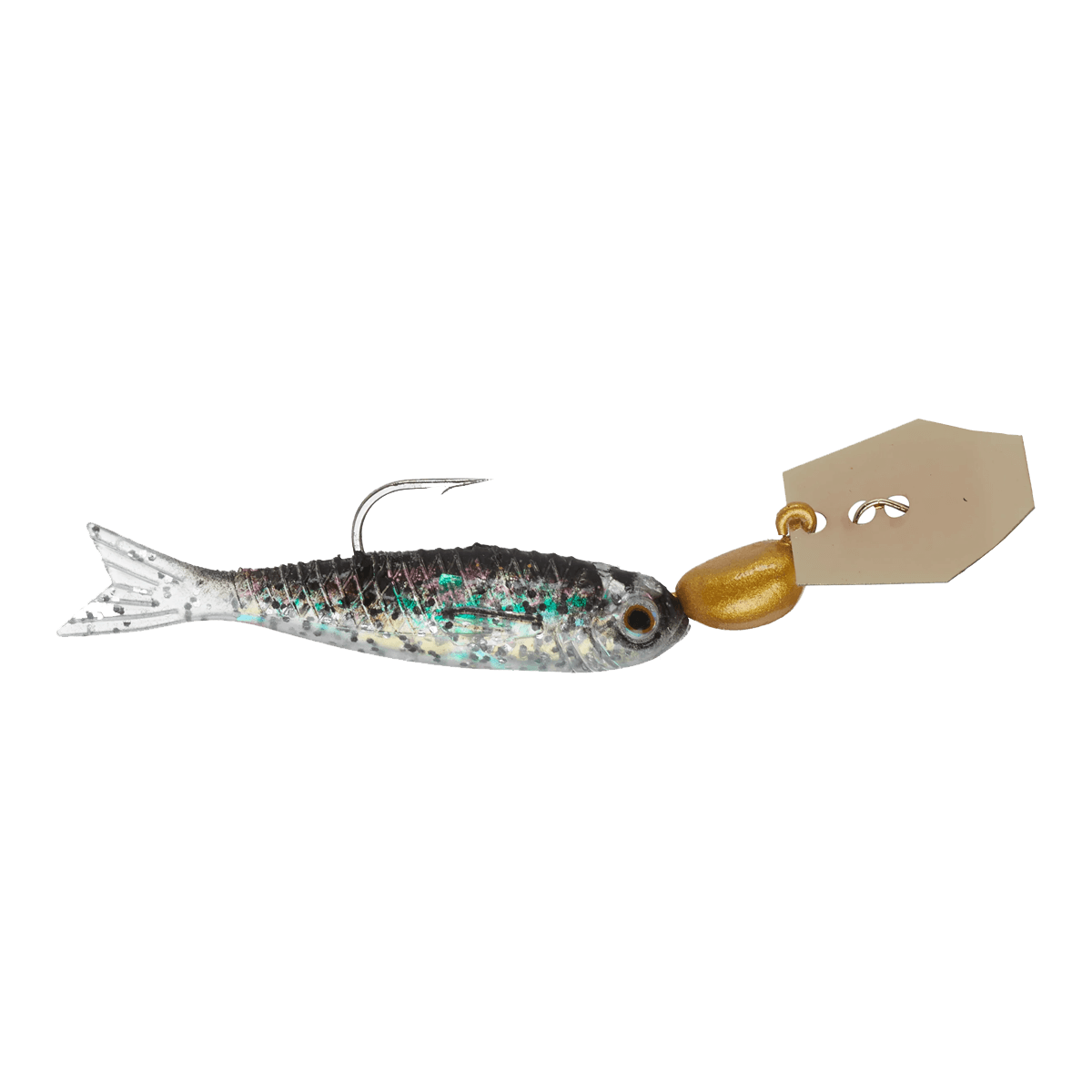 FLASHBACK MINI CHATTERBAIT 1/16 Oz & 1/8 Oz GOLD BLACK
