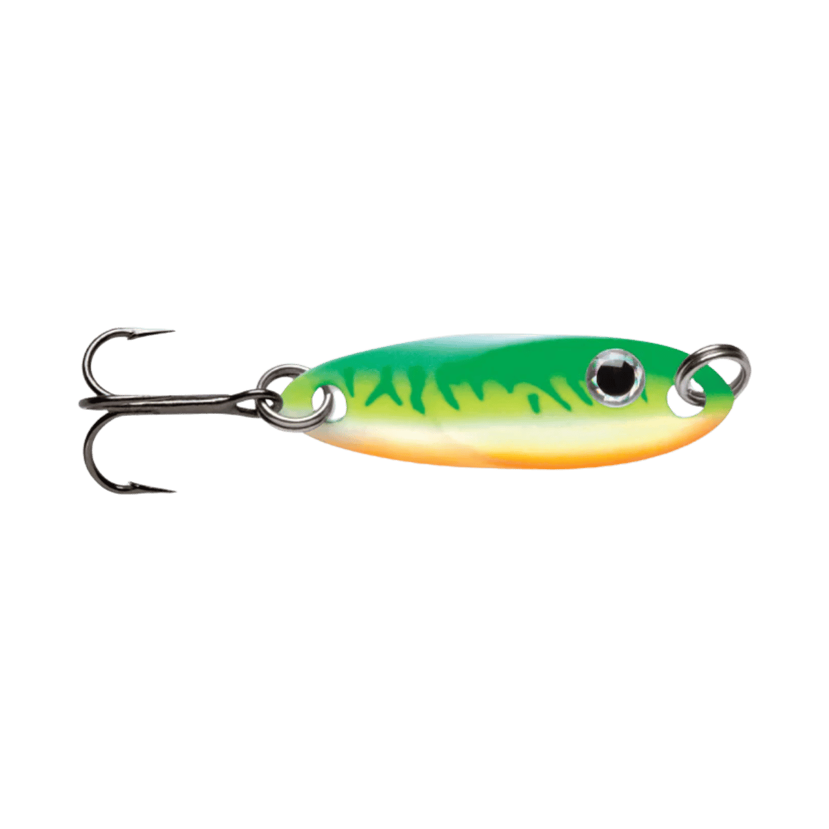 VMC FLASH CHAMP SPOON 1/8OZ - GLOW GREEN FIRE UV