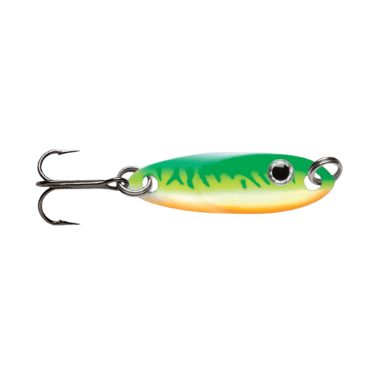 VMC FLASH CHAMP SPOON 1/8OZ - GLOW GREEN FIRE UV
