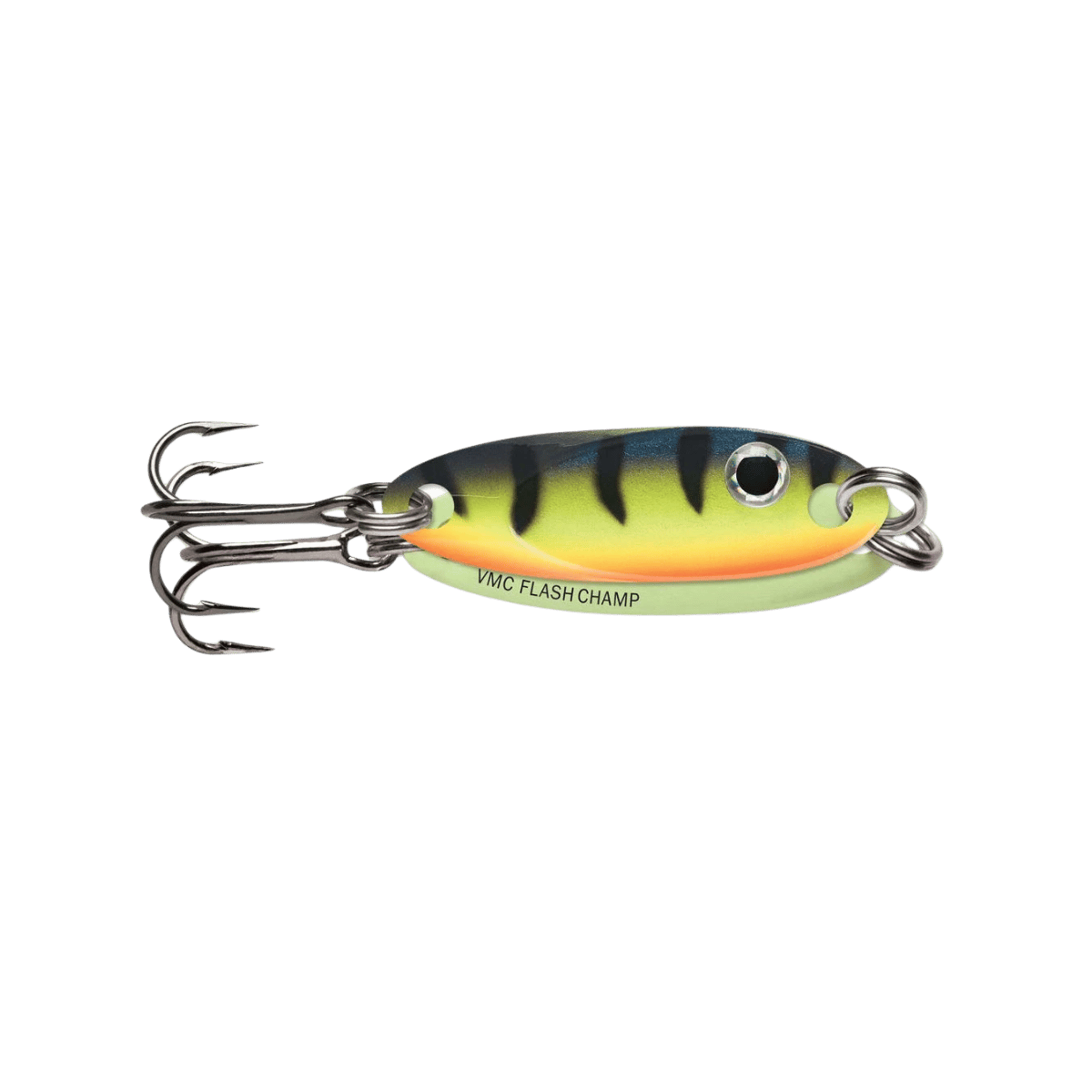 VMC FLASH CHAMP SPOON 1/16OZ - GLOW HOT PERCH