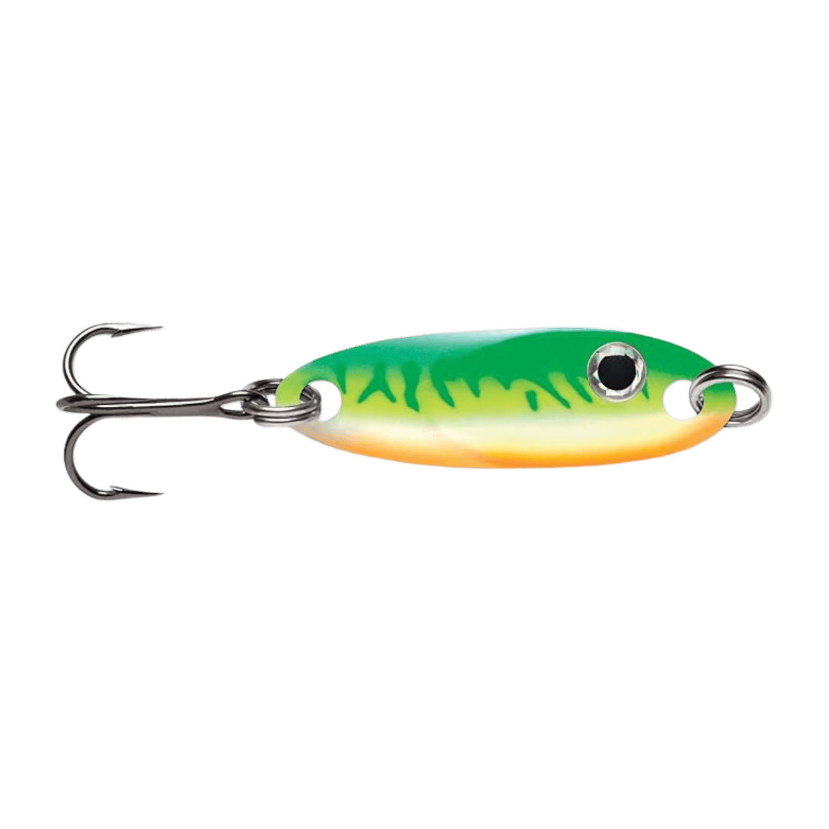 VMC FLASH CHAMP SPOON 1/32OZ - GLOW GREEN FIRE UV