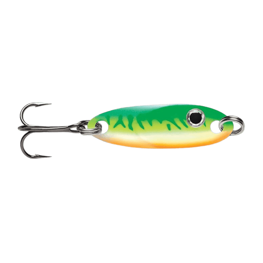 VMC FLASH CHAMP SPOON 1/32OZ - GLOW GREEN FIRE UV