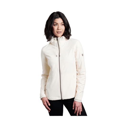 KUHL WOMEN'S AERO FLEECE HOODY - IVORY