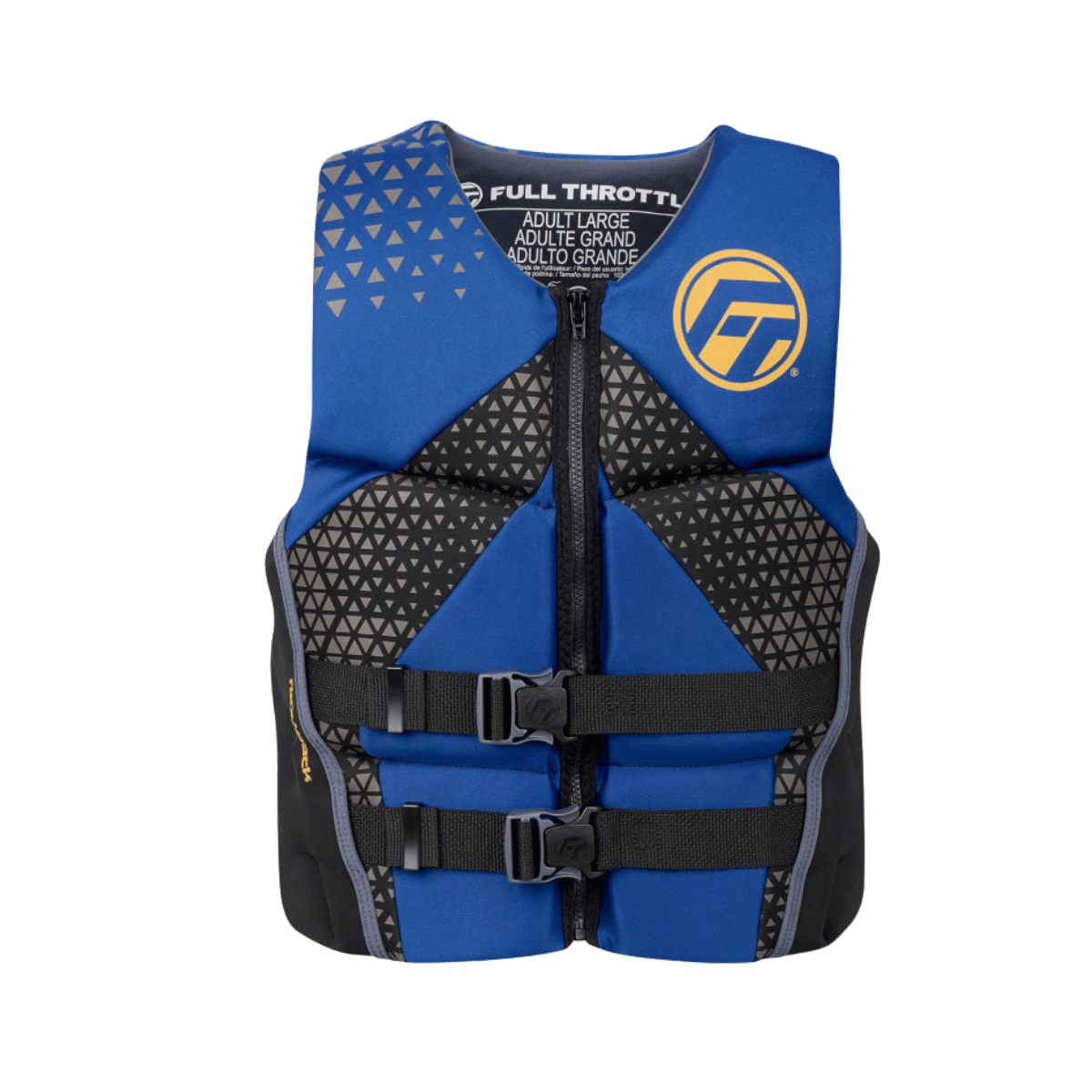 FULL THROTTLE RAPID-DRY FLEX-BACK VEST - BLUE
