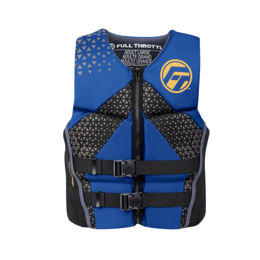 FULL THROTTLE RAPID-DRY FLEX-BACK VEST - BLUE