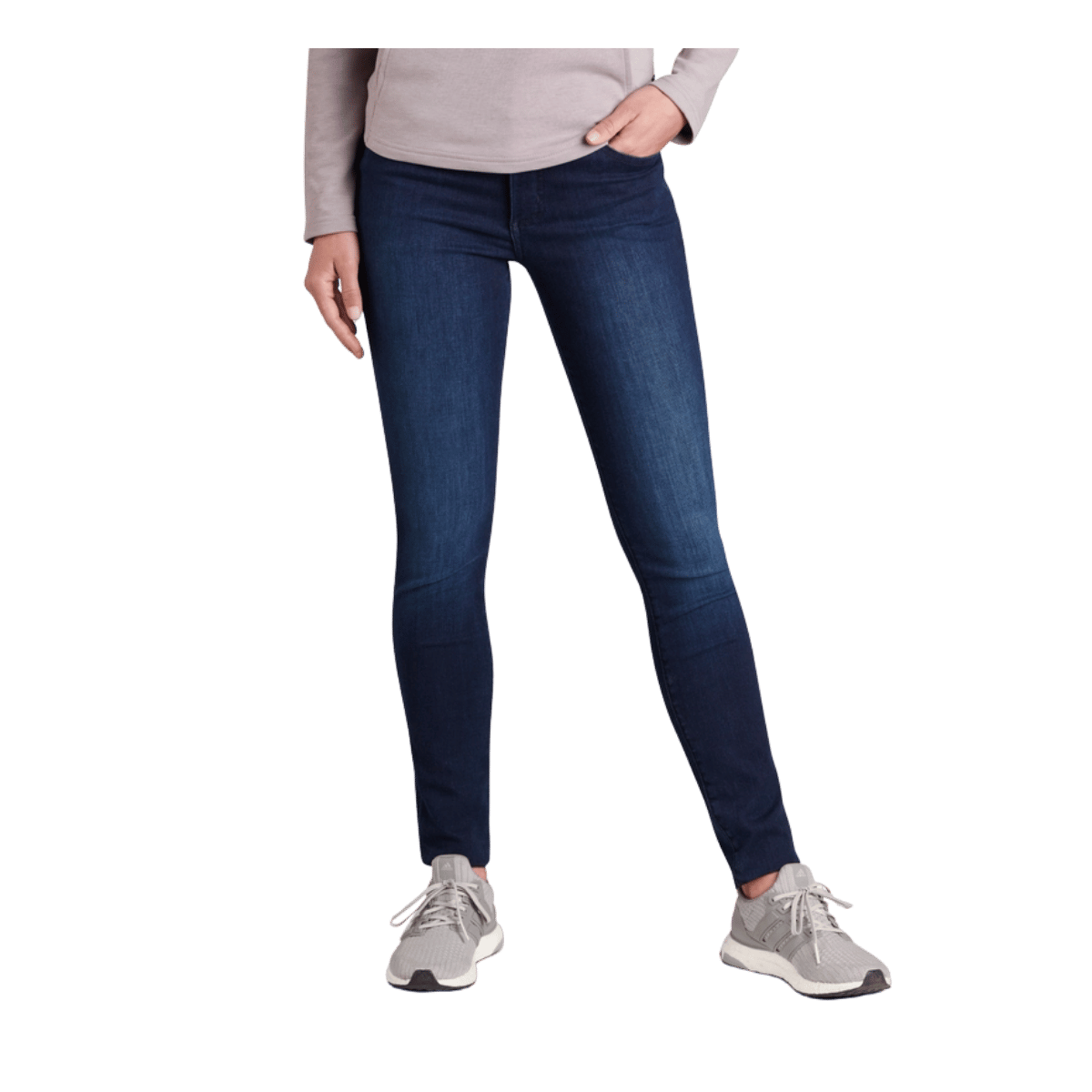 KUHL WOMEN'S 9" KONTOUR FLEX DENIM SKINNY - MIDNIGHT