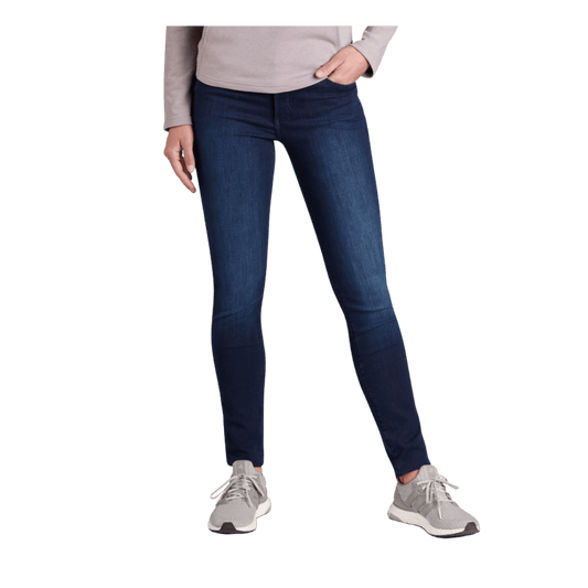 KUHL WOMEN'S 9" KONTOUR FLEX DENIM SKINNY - MIDNIGHT