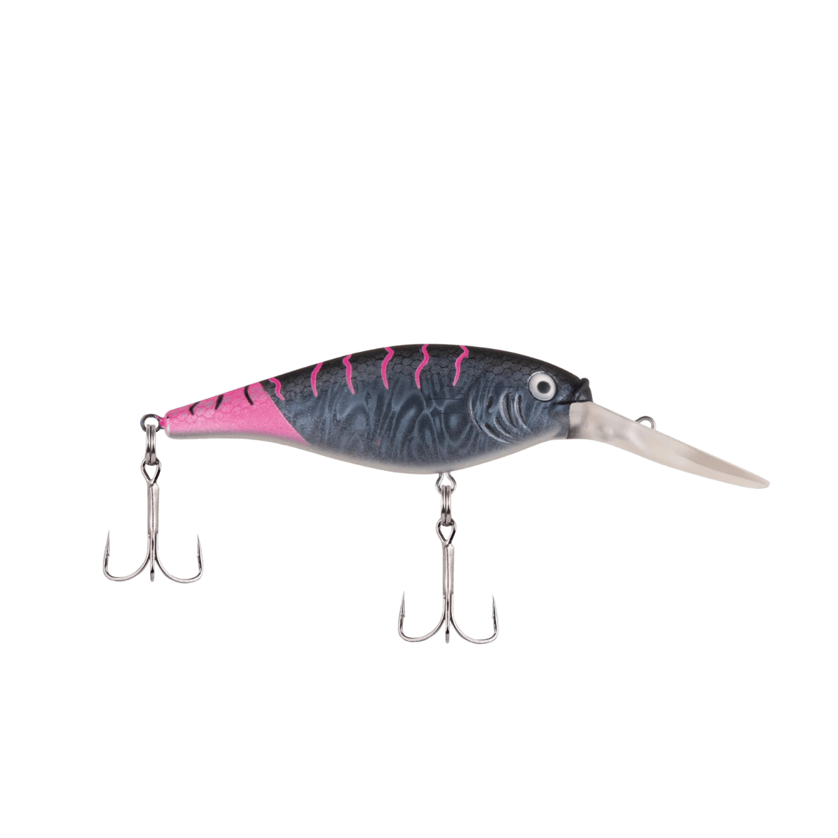 BERKLEY FLICKER SHAD 1/4OZ - 6 CM FISHING LURE - FIRETAIL MF BLACK COUGAR