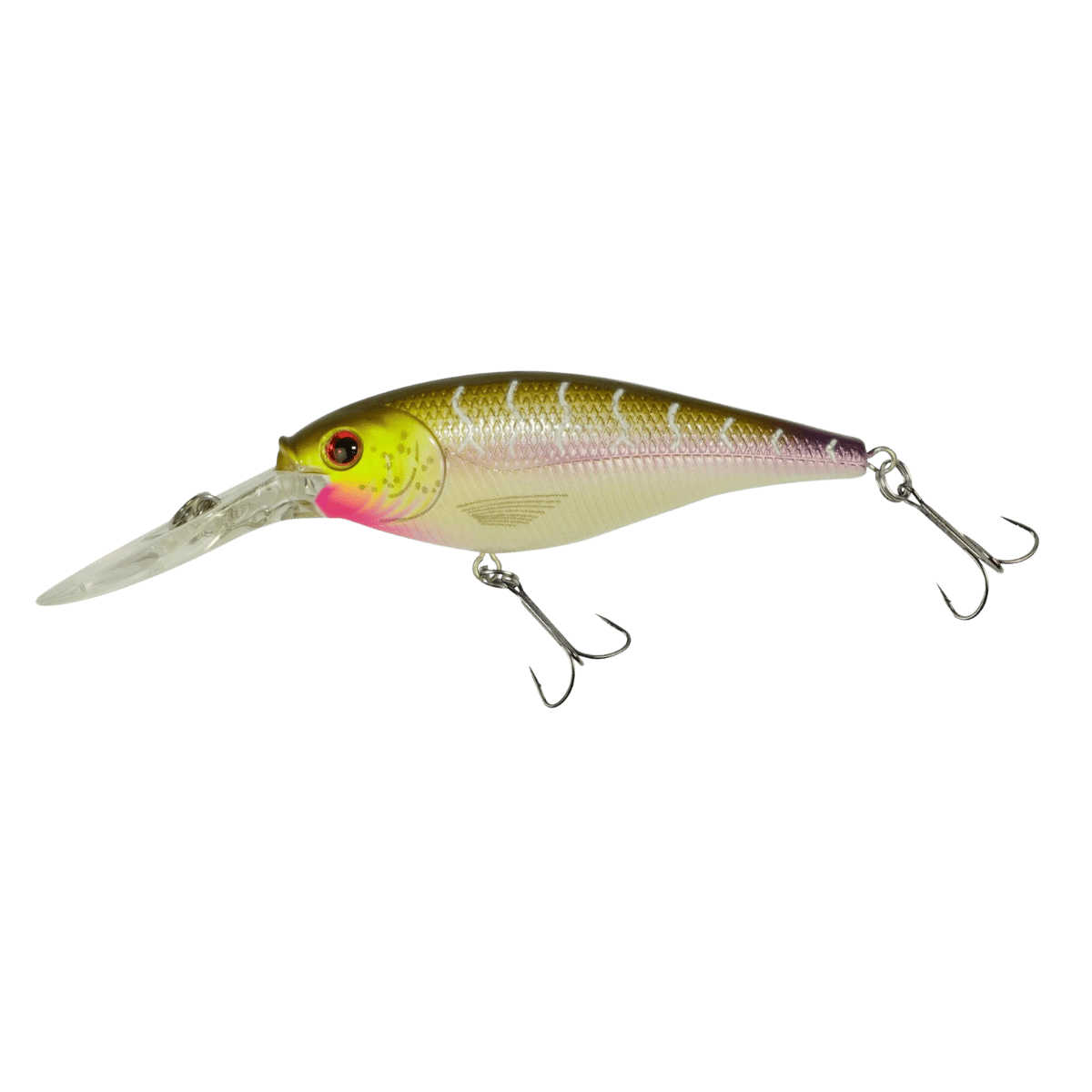 BERKLEY FLICKER SHAD 1/4OZ - 6 CM FISHING LURE - PURPLE TIGER