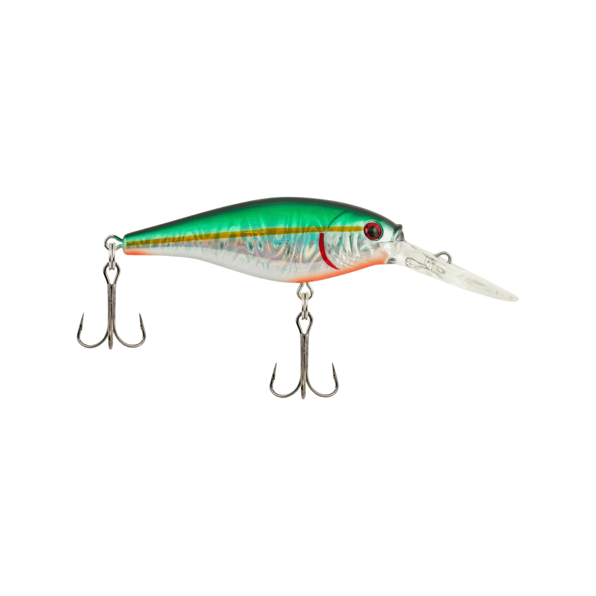 BERKLEY FLICKER SHAD 3/16OZ HARD BAITS - SLICK GREEN ALEWIFE