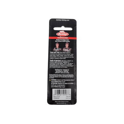 BERKLEY FLICKER SHAD CRANKBAIT 3/16OZ 2IN - BLACK GOLD -  BACK VIEW