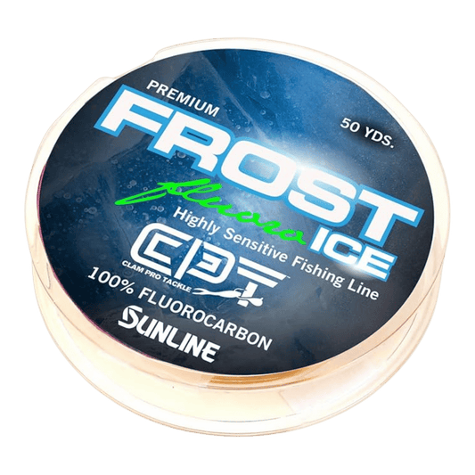 CLAM CPT FROST FLOUROCARBON 50YD - 7LB - CHART/CLEAR