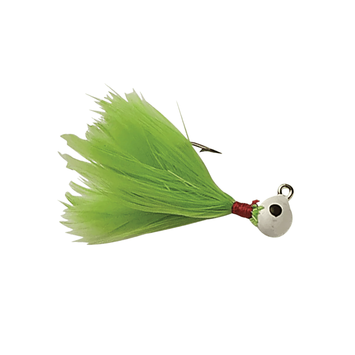 FLU FLU DOUBLE OO FLU-FLU JIG WHITE CHARTREUSE IMAGE