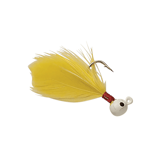 FLU FLU DOUBLE OO FLU-FLU JIG WHITE YELLOW IMAGE