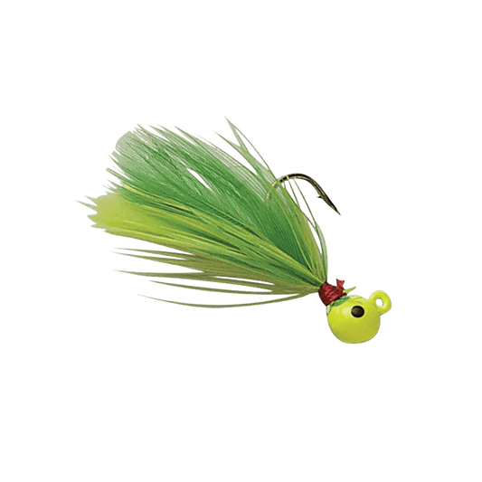FLU FLU DOUBLE OO FLU FLU JIG 2PK CHARTREUSE LIME