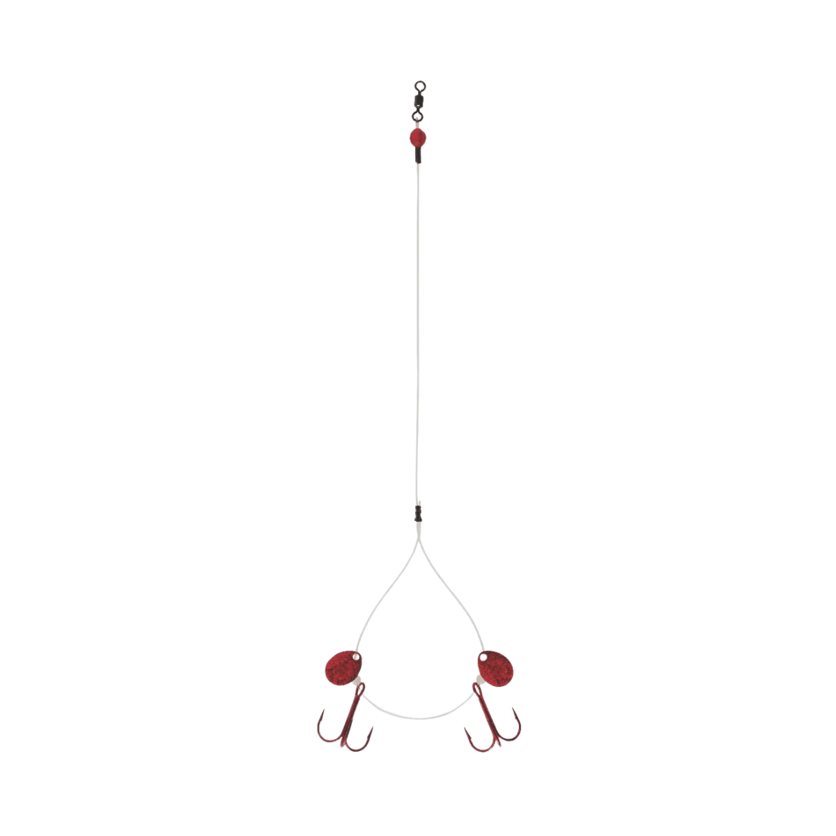 CLAM ZERO FLUORO RIG - #1/0 - RED