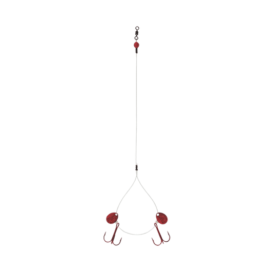 CLAM ZERO FLUORO RIG - #1/0 - RED