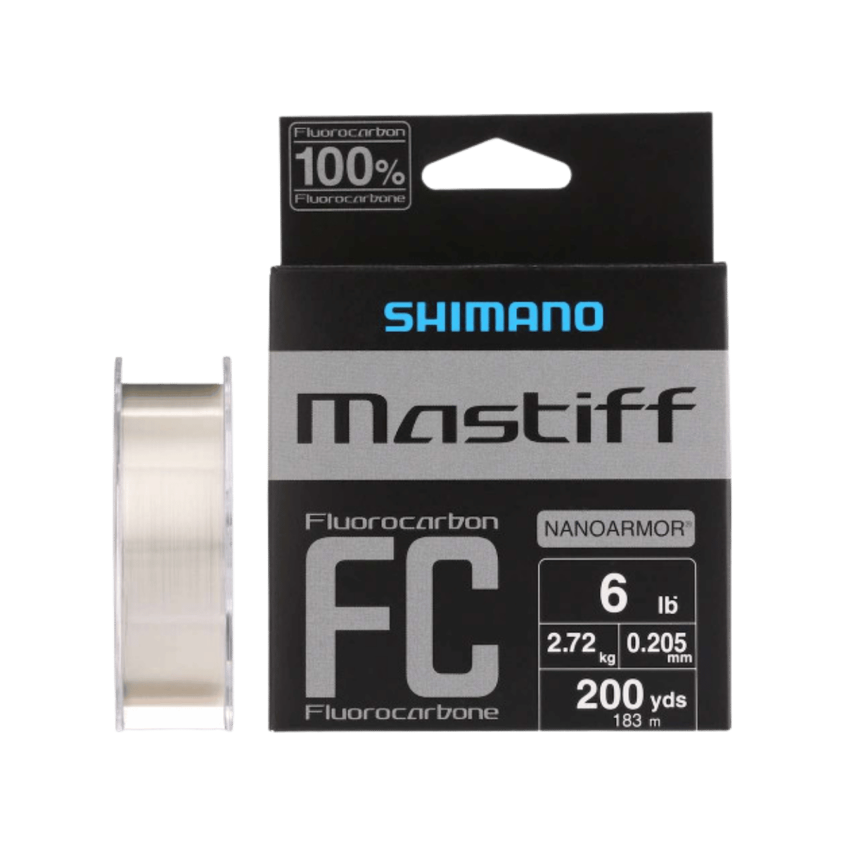 SHIMANO MASTIFF FLUOROCARBON 200YD - 6LB - CLEAR