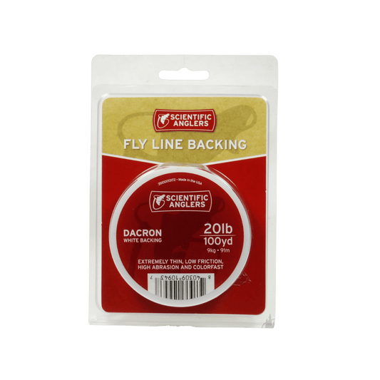 SCIENTIFIC ANGLERS FLY LINE BACKING 100YD - 20 LBS - WHITE