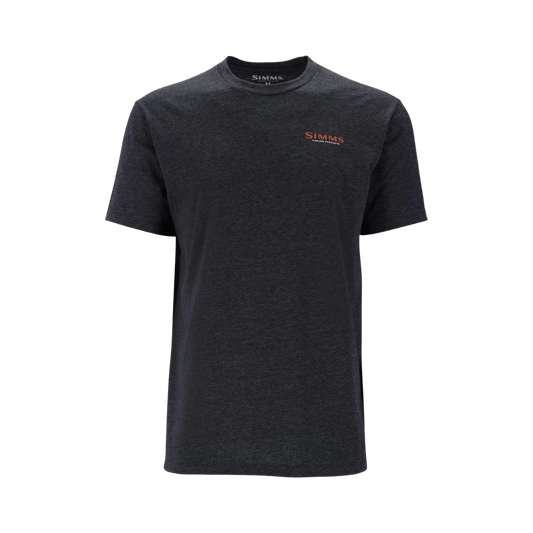 SIMMS MEN'S LET IT FLY T-SHIRT - CHARCOAL HEATHER