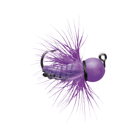 VMC TUNGSTEN FLY JIG - 1/32OZ - GLOW PURPLE