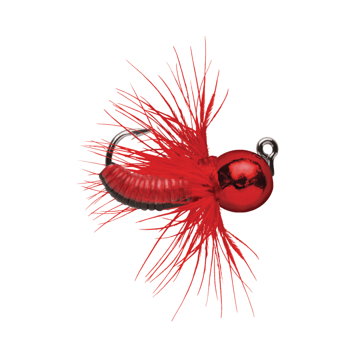 VMC TUNGSTEN FLY JIG - 1/32OZ - METALLIC RED
