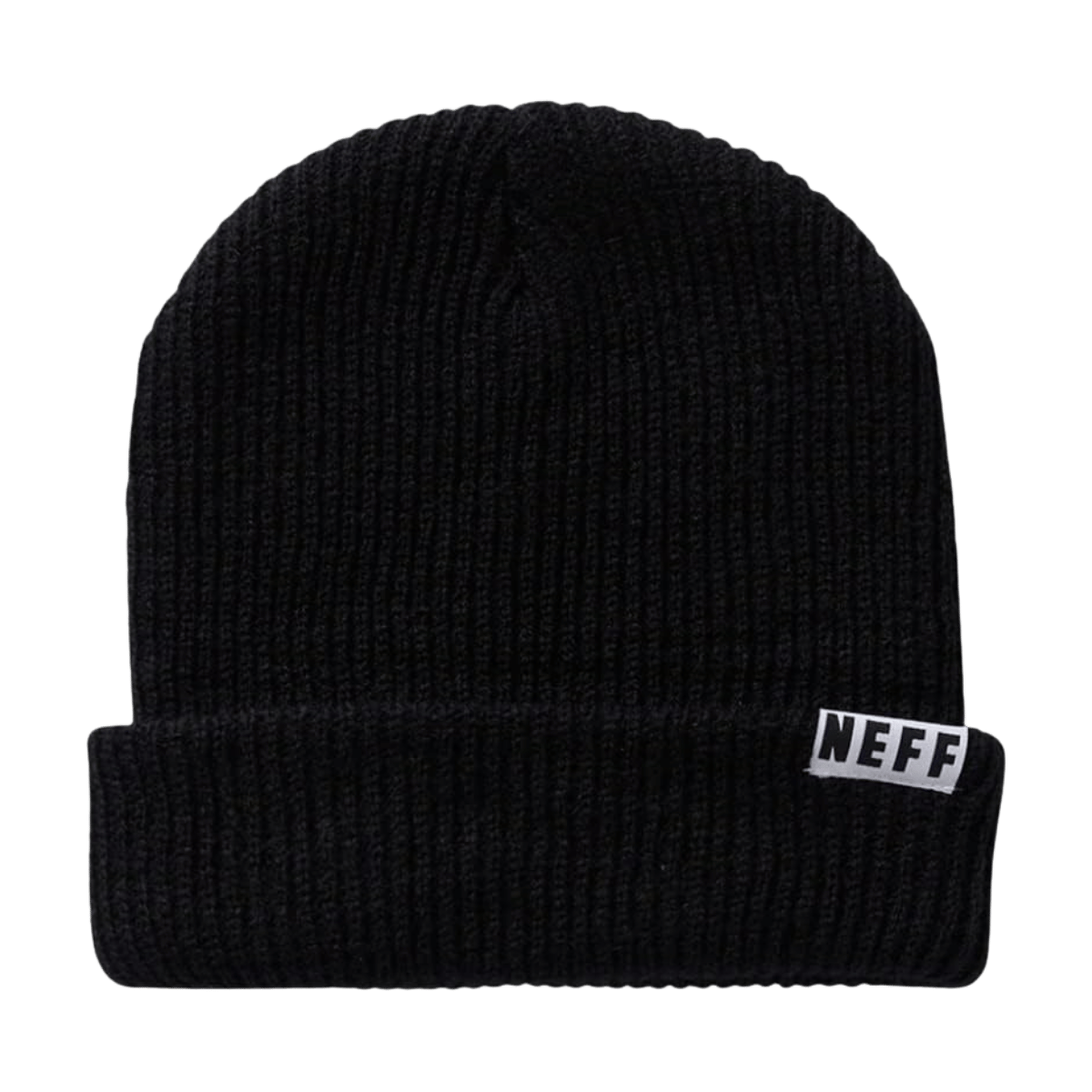 NEFF FOLD-2 BEANIE - BLACK - ONE SIZE