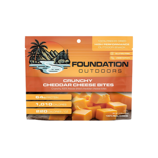 FOUNDATION OUTDOORS CHEDDAR CHEESE CUBE SNACK IMAGE
