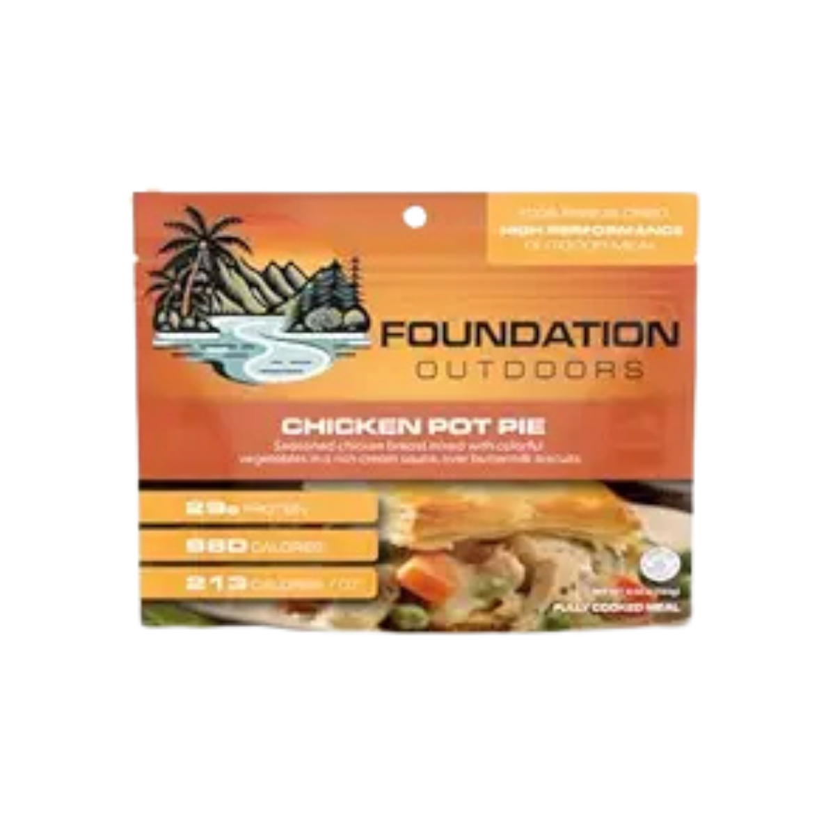 FOUNDATION OUTDOORS CHICKEN POT PIE MEAL IMAGE