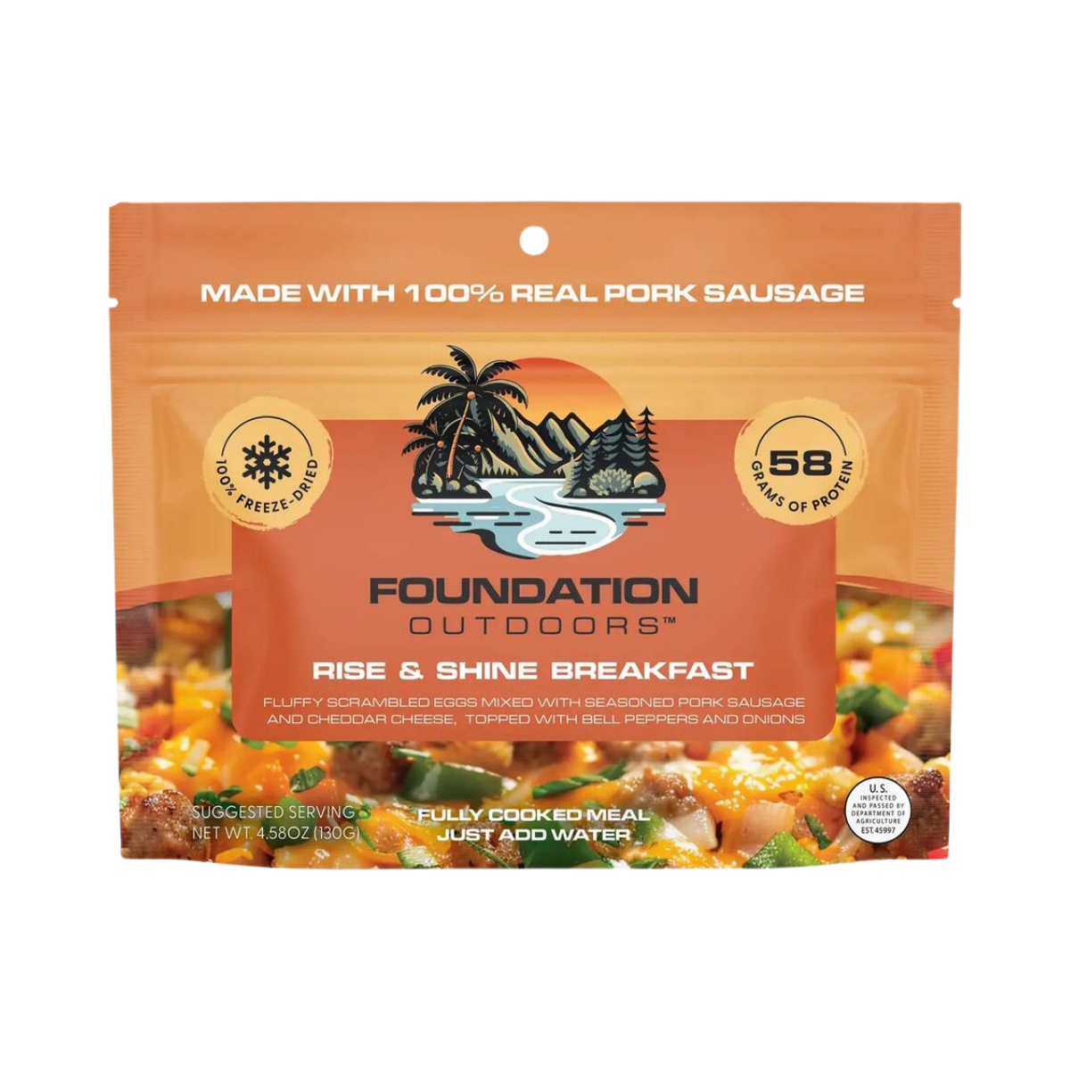 FOUNDATION OUTDOORS RISE AND SHINE BREAKFAST MEAL IMAGE