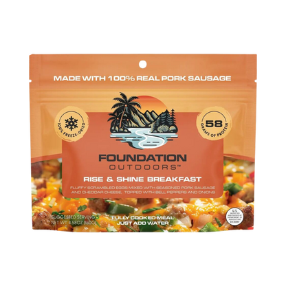 FOUNDATION OUTDOORS RISE AND SHINE BREAKFAST MEAL IMAGE