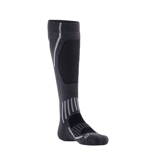 FOX RIVER KIDS' BOREAL MEDIUM WEIGHT OTC SKI SNOWBOARD SOCKS GREY