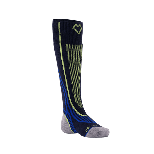 FOX RIVER KIDS' SNOWPASS MEDIUM WEIGHT OTC SKI SNOWBAORD SOCKS NAVY