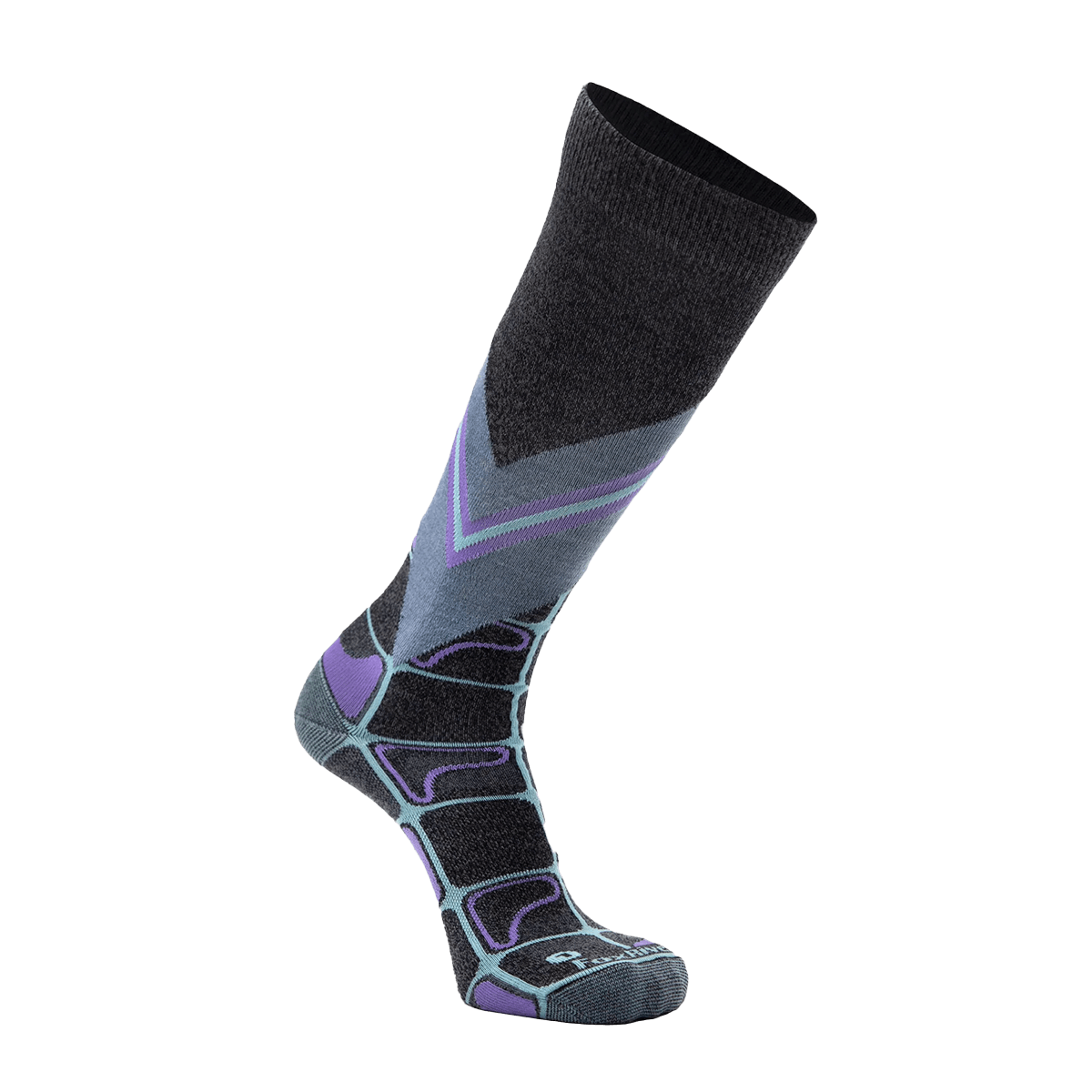 FOX RIVER WOMEN'S APRES ULTRA LIGHTWEIGHT OTC SKI SNOWBOARD SOCKS GREY SILVER
