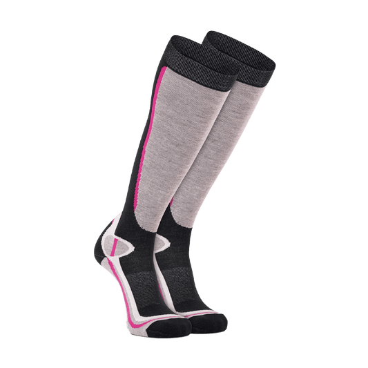 FOX RIVER WOMEN'S TAOS LIGHTWEIGHT OTC SKI SNOWBOARD SOCKS WHITE BLACK