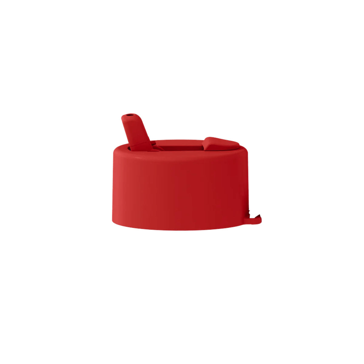 FRANK GREEN SPARE FLIP STRAW LID – REPLACEMENT TOP FOR REUSABLE BOTTLES - ATOMIC RED