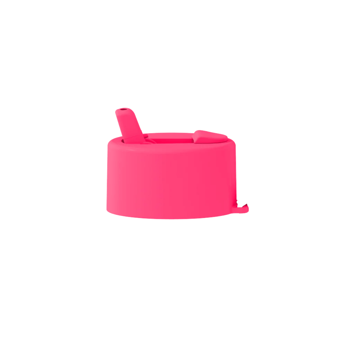 FRANK GREEN SPARE FLIP STRAW LID – REPLACEMENT TOP FOR REUSABLE BOTTLES - NEON PINK