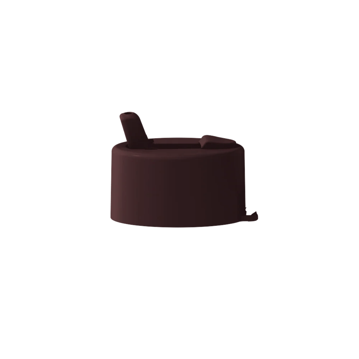 FRANK GREEN SPARE FLIP STRAW LID – REPLACEMENT TOP FOR REUSABLE BOTTLES - CHOCOLOATE