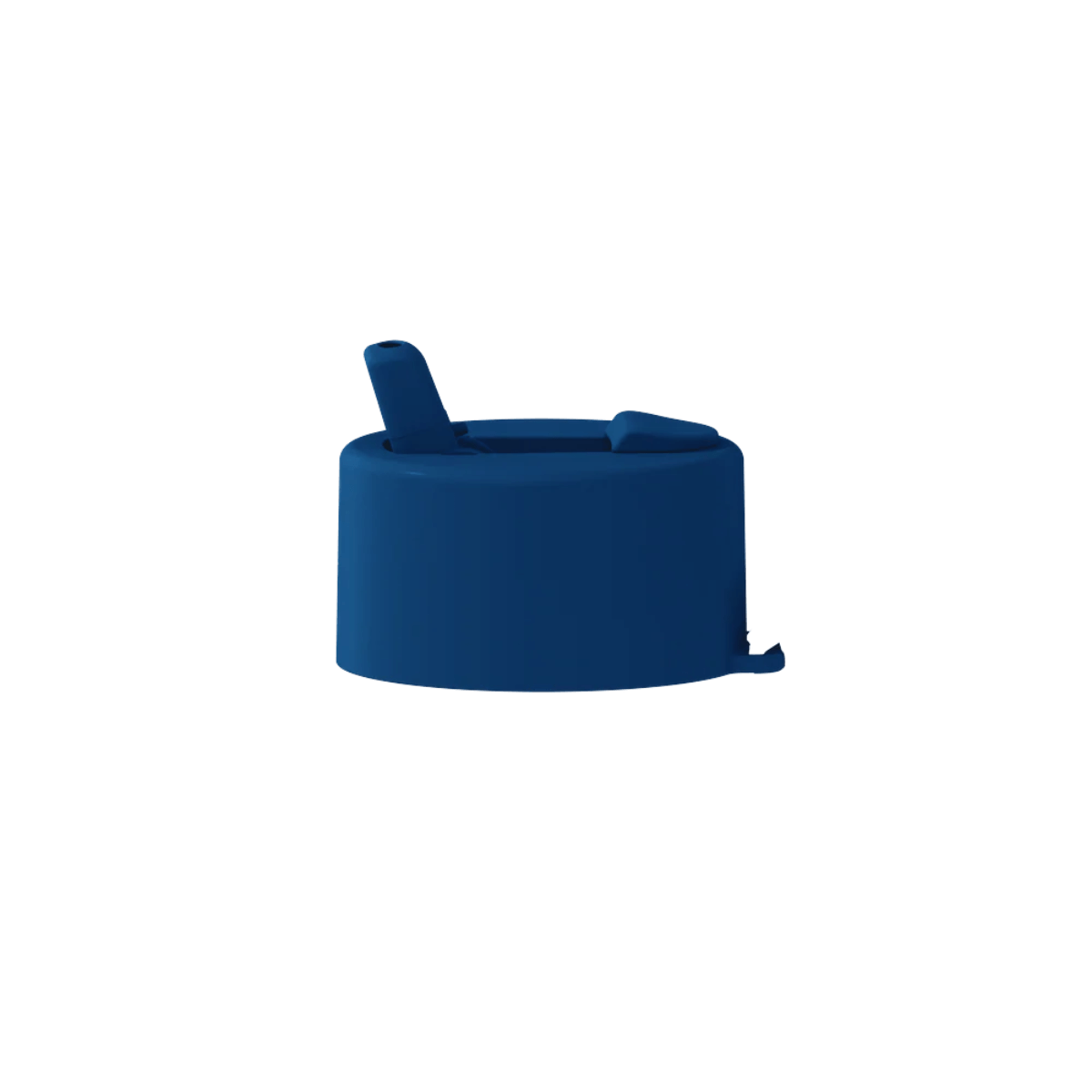 FRANK GREEN SPARE FLIP STRAW LID – REPLACEMENT TOP FOR REUSABLE BOTTLES - DEEP OCEAN