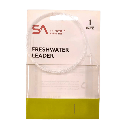 SCIENTIFIC ANGLERS FRESHWATER NYLON LEADERS 9FT - 7X - CLEAR