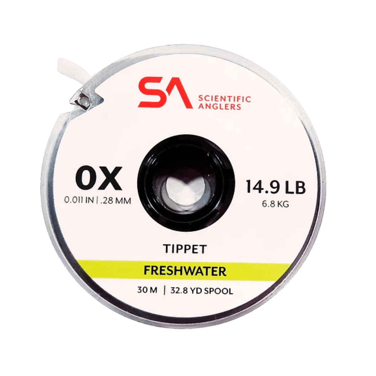 SCIENTIFIC ANGLERS FRESHWATER NYLON TIPPET 30MM 4X - CLEAR
