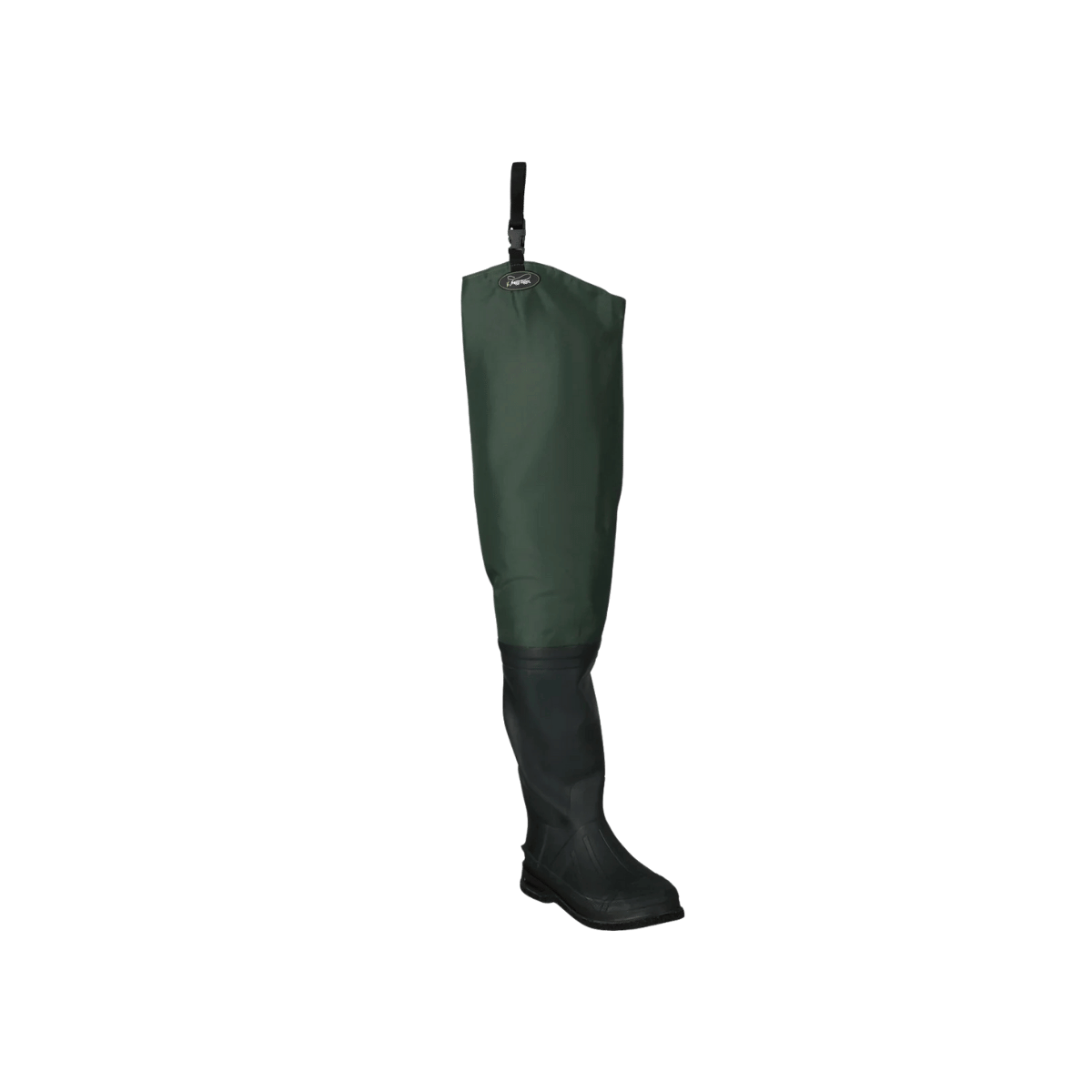 FROGG TOGGS CASCADES 2PLY BOOTFOOT HIP WADER - GREEN - FRONT VIEW