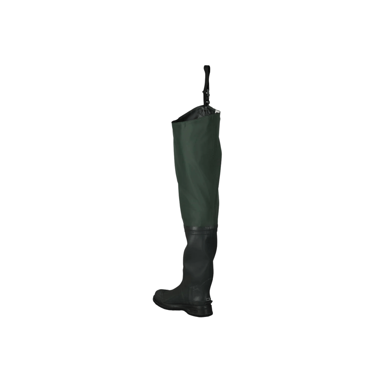 FROGG TOGGS CASCADES 2PLY BOOTFOOT HIP WADER - GREEN - BACK VIEW