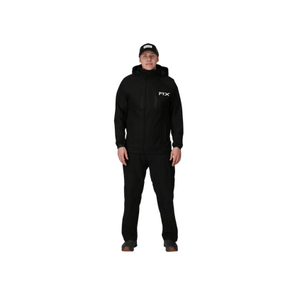 FROGG TOGGS FTX ELITE JACKET - BLACK - FRONT VIEW