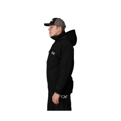 FROGG TOGGS FTX ELITE JACKET - BLACK - SIDE VIEW
