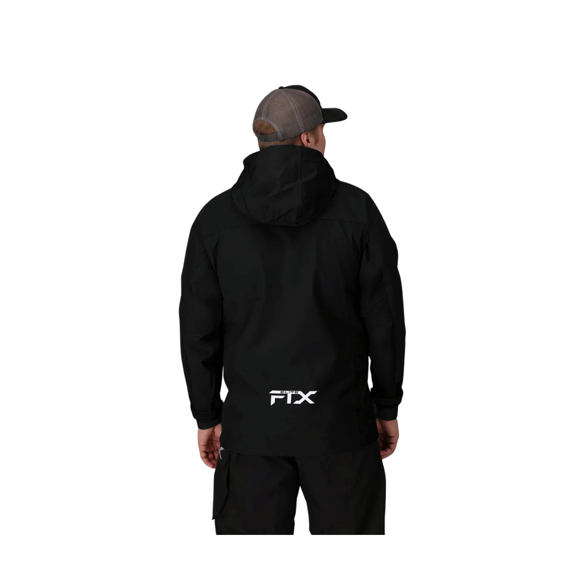 FROGG TOGGS FTX ELITE JACKET - BLACK - BACK VIEW